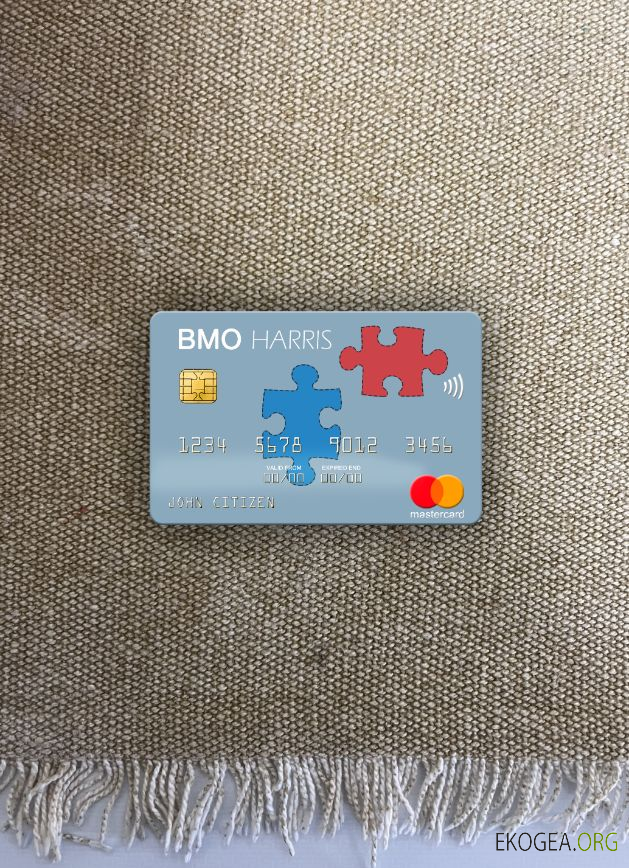 USA BMO Harris Bank mastercard photolook ,